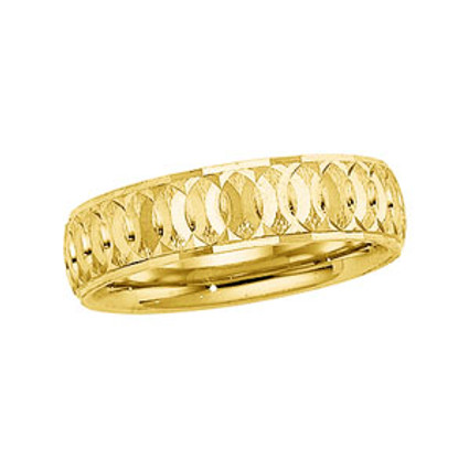 Mens Comfort Fit Wedding Band Ring 14K Gold