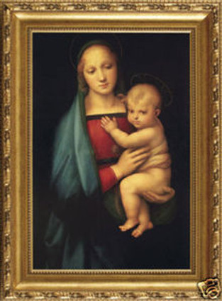 Madonna Del Granduca - Rafaello Sanzio - Framed Canvas Artwork