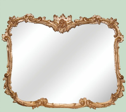 Mantle or Buffet Glass Mirror, Custom Finish, Classic Elements Reproduction 38"w X 29"t X 3"d, 6715