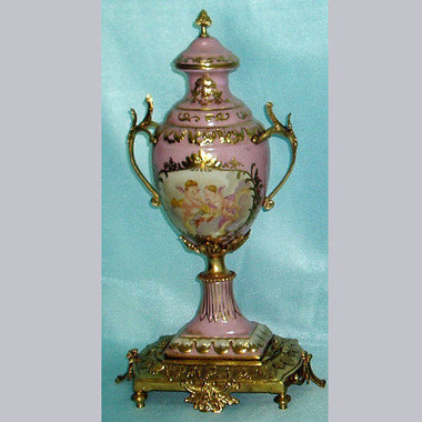 Reproduction Putti Putti en Rose, Luxury Hand Painted Reproduction, Sevres Porcelain and ...