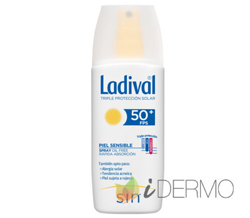 Ladival piel sensible alérgica FPS 50+ gel-spray 150 mL