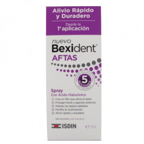 Bexident aftas spray bucal protector 15 mL