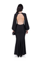 Balloon Sleeve Maxi Dress