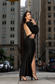Balloon Sleeve Maxi Dress