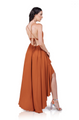 Claude Burgundy Maxi Dress