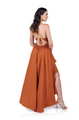 Claude Burgundy Maxi Dress