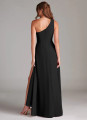 A-Line One Shoulder Chiffon Dress