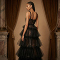 Laurel Bustier Tiered Gown