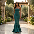 Strapless Fishtail Gown