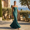 Strapless Fishtail Gown