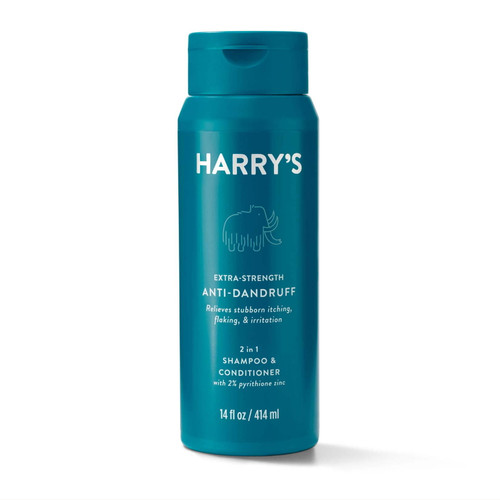 Harry's Men's Extra-Strength Anti-Dandruff 2-in-1 Shampoo and Conditioner, 14 fl oz