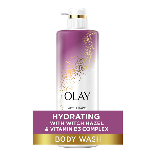 Olay Hydrating Body Wash with Witch Hazel and Vitamin B3 Complex, All Skin Types, 20 fl oz