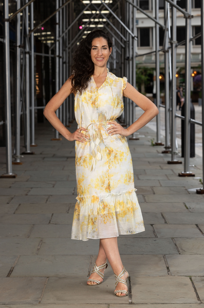 Floral Wattle Midi Dress