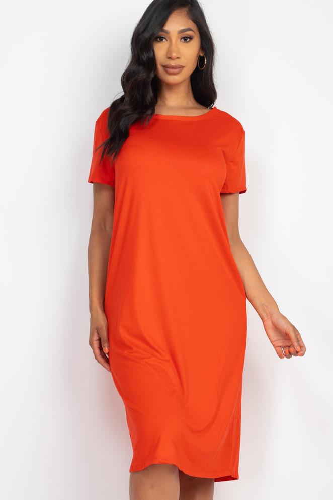 Loose Fit Short Sleeve Dress (CAPELLA)