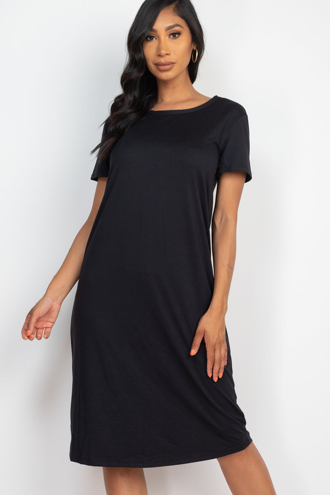 Loose Fit Short Sleeve Dress (CAPELLA)