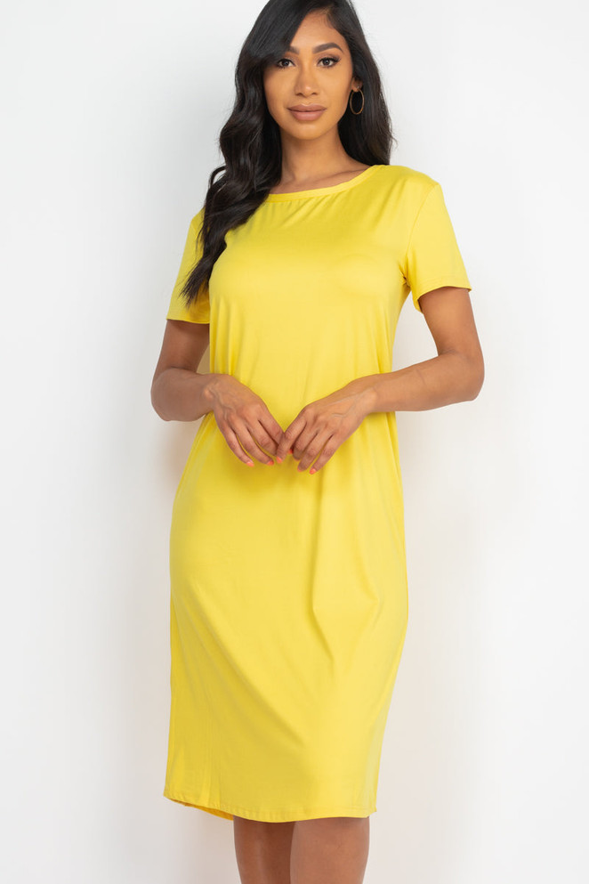 Loose Fit Short Sleeve Dress (CAPELLA)