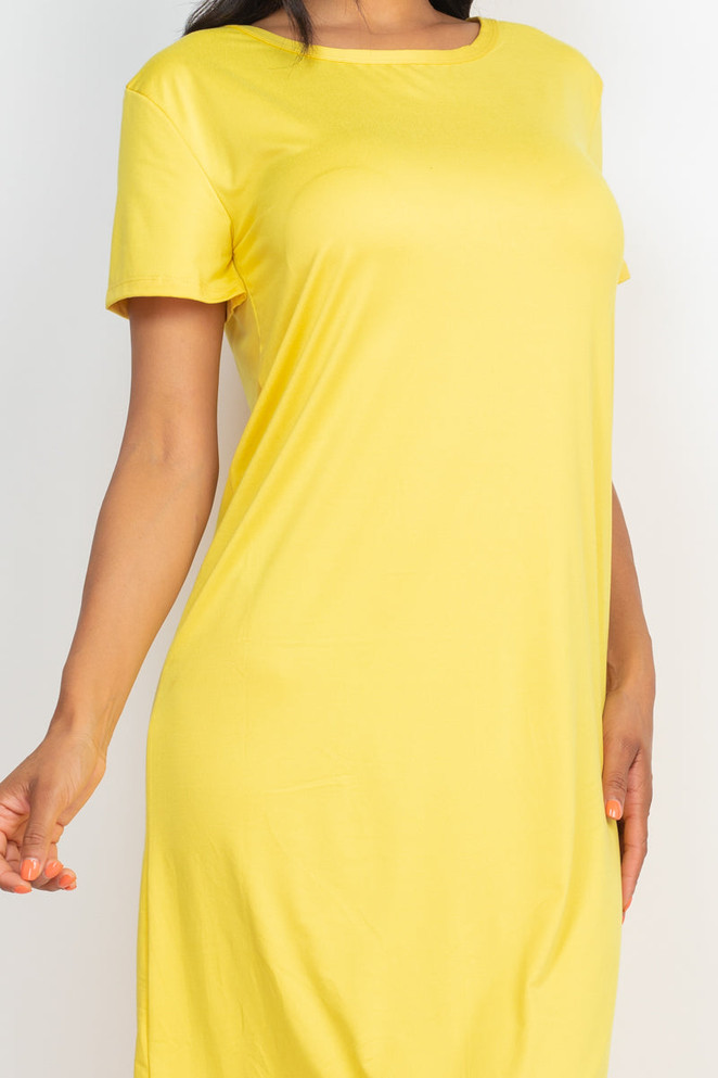 Loose Fit Short Sleeve Dress (CAPELLA)