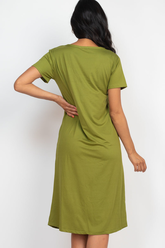 Loose Fit Short Sleeve Dress (CAPELLA)