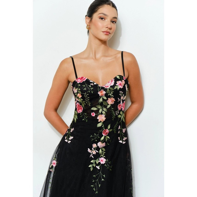 Marion Tulle Midi Dress