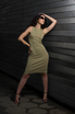 Claude Bay Leaf Dress