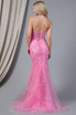 Mermaid Strapless Embroidered Lace Long Prom Dress AC7024