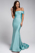 Off Shoulder Mermaid Fitted Long Evening & Wedding Dress AC373