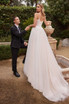 Lace & Tulle A-Line Illusion Sweetheart Long Wedding Dress CDCD854W