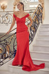 Off Shoulder Mermaid Long Evening & Mother Of The Bride Dress NXE497