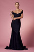 Off Shoulder Mermaid Long Evening & Mother Of The Bride Dress NXE497