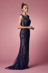 Embroidered Lace Mermaid Long Prom & Mother Of The Bride Dress NXE1006P