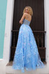 Sheer Bodice A-Line Embellished Glitter Sweetheart Long Prom Dress NXT1332