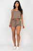 Ribbed Strappy Top & Shorts Set (CAPELLA)