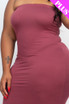 Plus Size Tube Bodycon Midi Dress (CAPELLA)