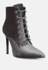 bornsta velvet high heeled velvet boots