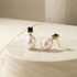 Régine Baroque Cultured Pearl Earrings in 14K Yellow Gold