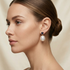 Régine Baroque Cultured Pearl Earrings in 14K Yellow Gold