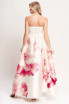 Adèle Coral Printed Maxi Dress