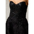 Diane Black Rosette Midi Dress