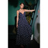 Jeanne Polka Dot Tiered Maxi Dress