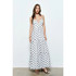 Jeanne Polka Dot Tiered Maxi Dress