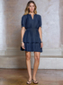 Élise Pleated Mini Dress