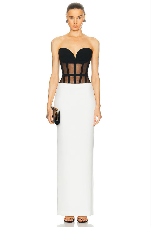 Irvanna Bustier Maxi Dress