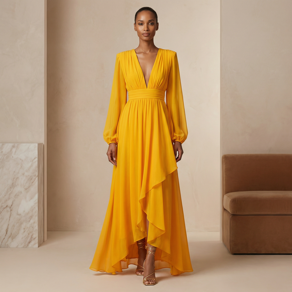 Claude A-Line Maxi Dress