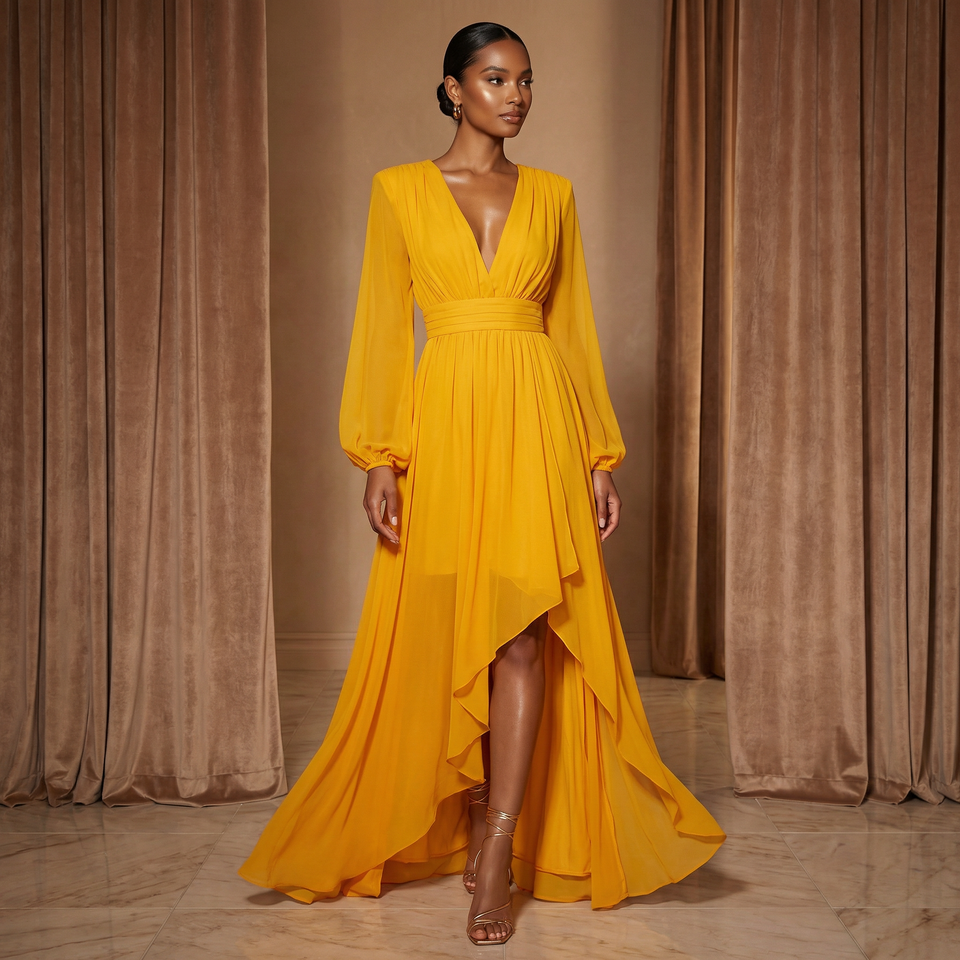 Claude A-Line Maxi Dress