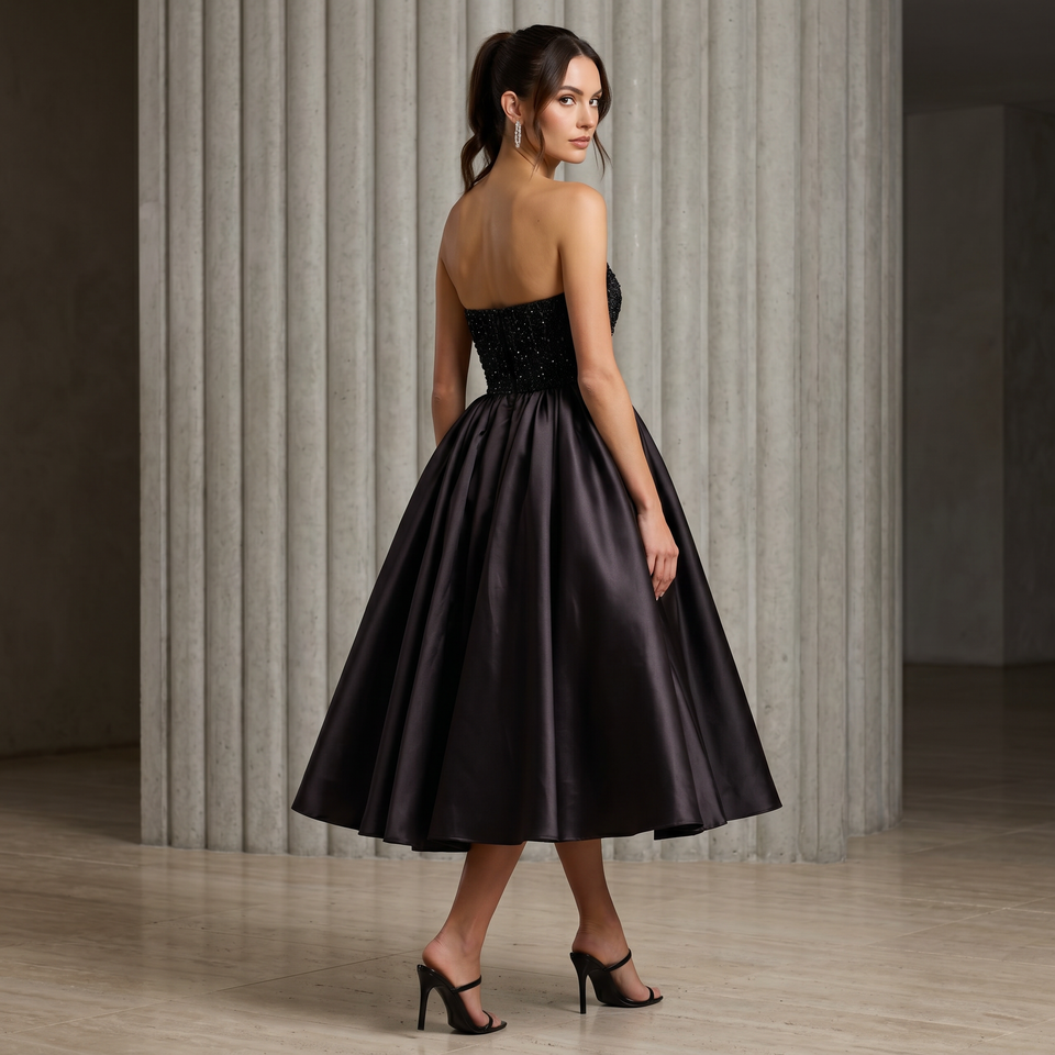 Estelle Sequin Midi Dress