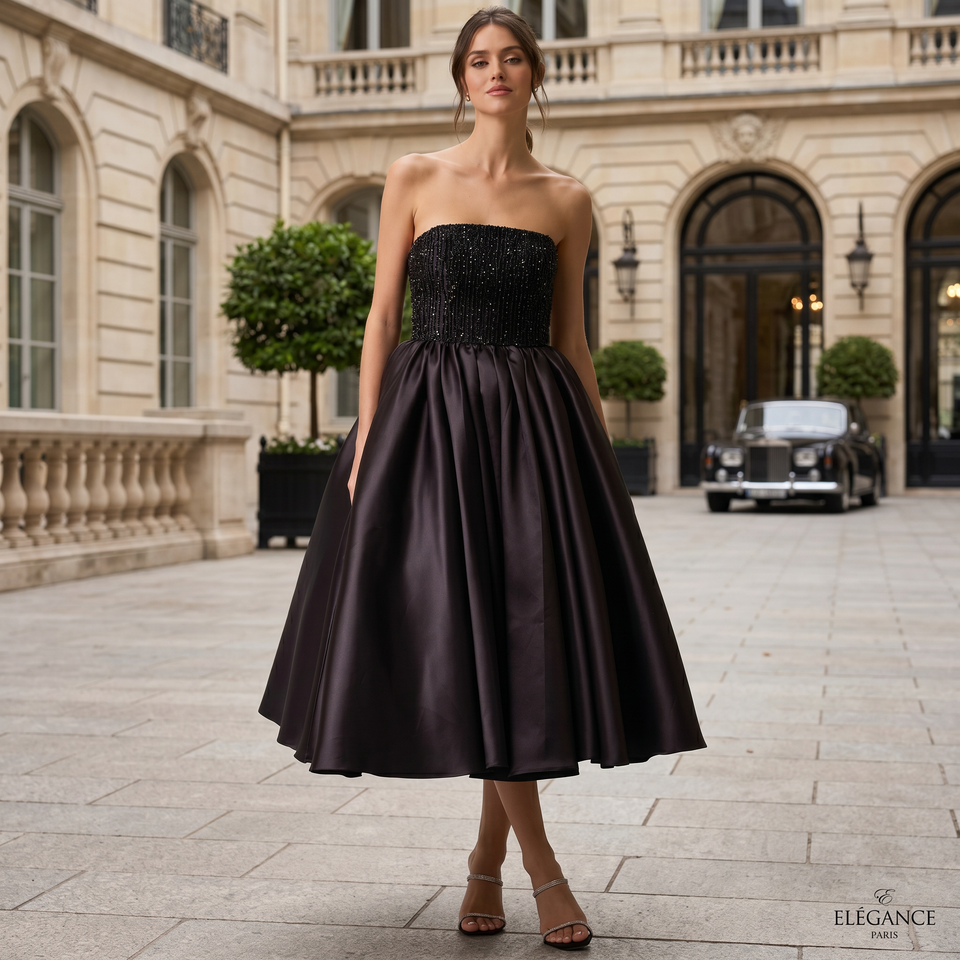 Estelle Sequin Midi Dress