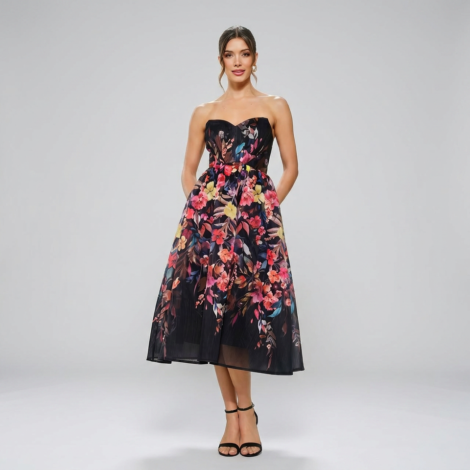 Colette Floral Midi Dress