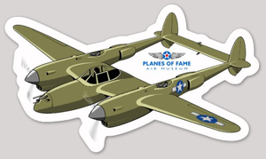 P-38 STICKER