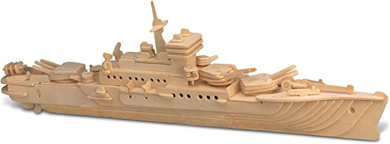 WOOD BATTLESHIP PUZZLE