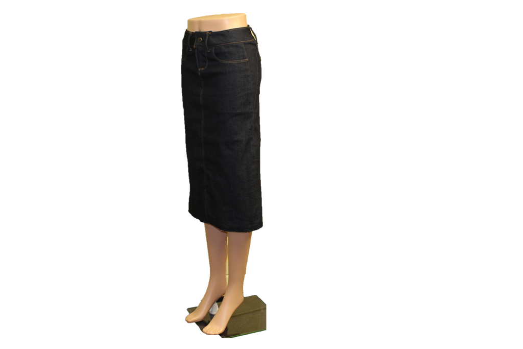 Denim Skirt Made in the USA   |  Women  |  Straight Cut  |  Long  |  Classic 2